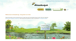 Desktop Screenshot of heimathonig.de